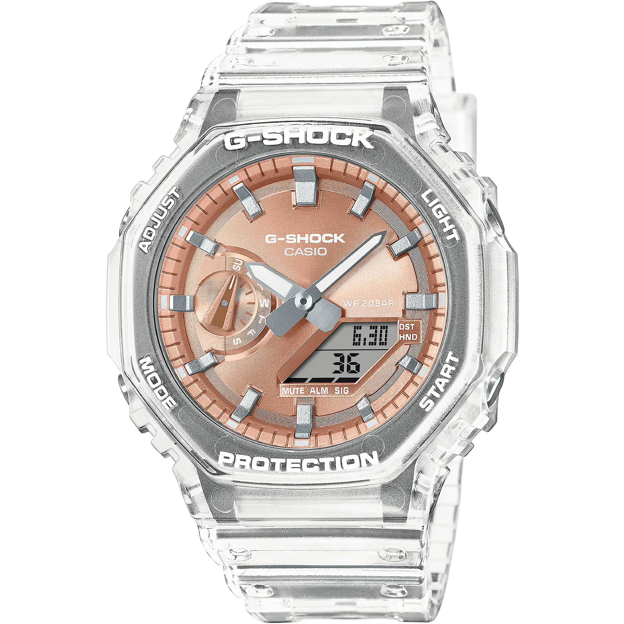 CASIO G - Shock - ur – GNT ANADIG PU BROWN - GA - 2100BM - 7A5ER - Urma.dk