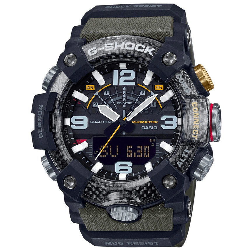 CASIO G - Shock - ur – GNT ANADIG PU SILV - GG - B100 - 1A3ER - Urma.dk