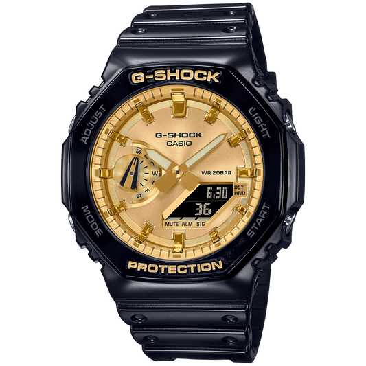 CASIO G - Shock - ur – GNT ANADIG PU WHT - GA - 2100GB - 1AER - Urma.dk