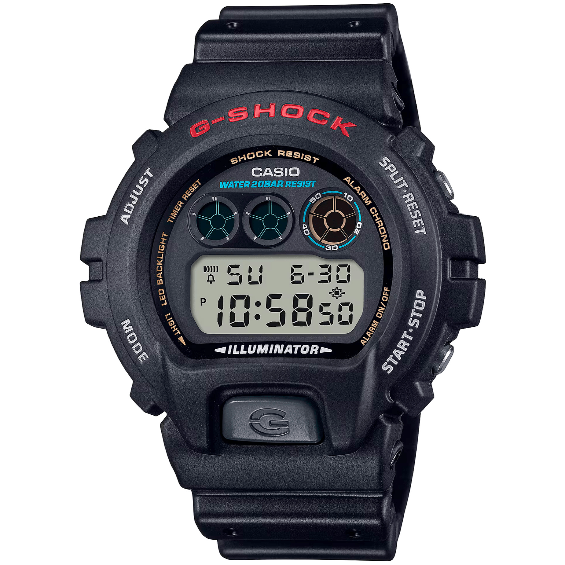 CASIO G - Shock - ur – GNT DIG PU BLK - DW - 6900U - 1ER - Urma.dk
