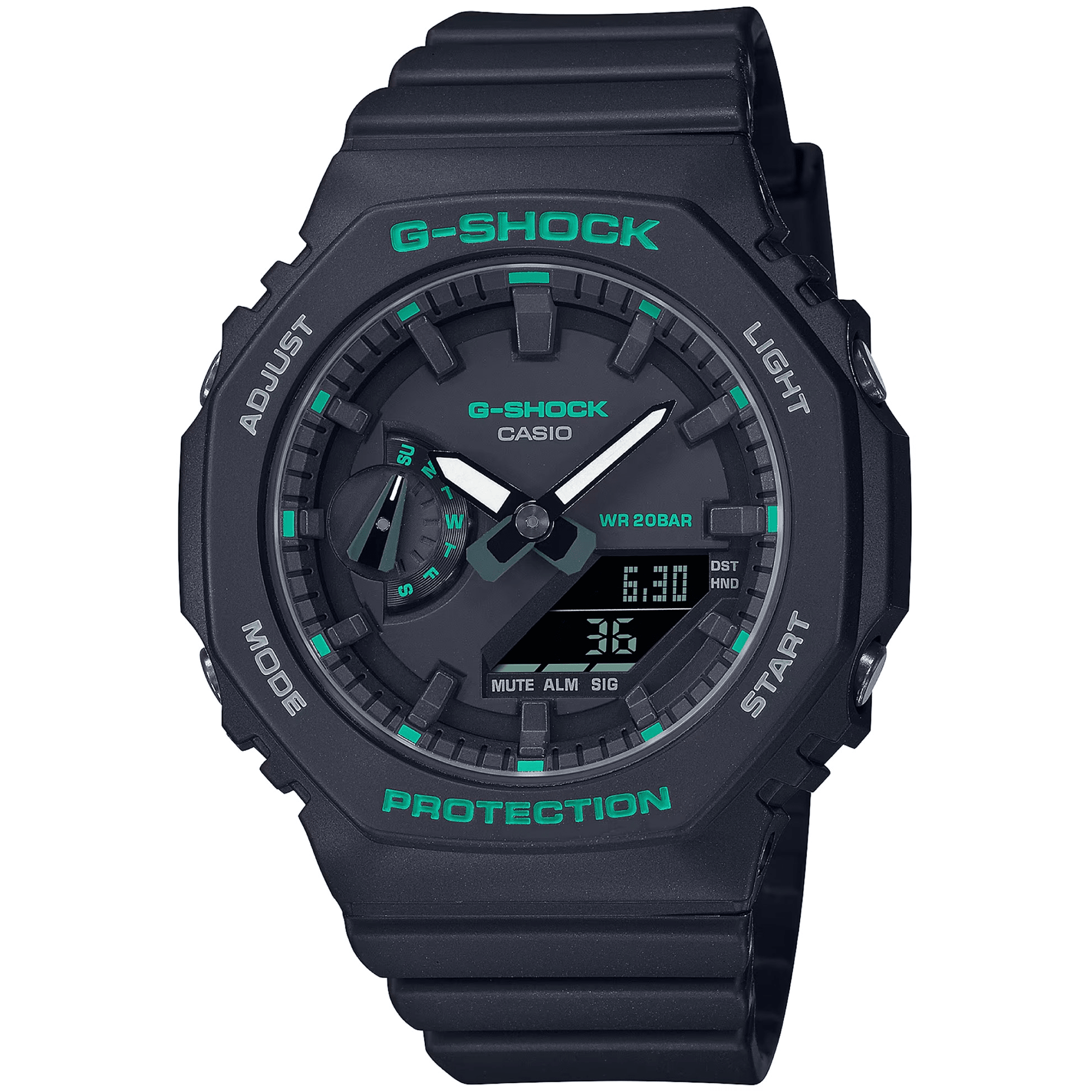 CASIO G - Shock - ur – GNT DIG PU BLK - GMA - S2100GA - 1AER - Urma.dk