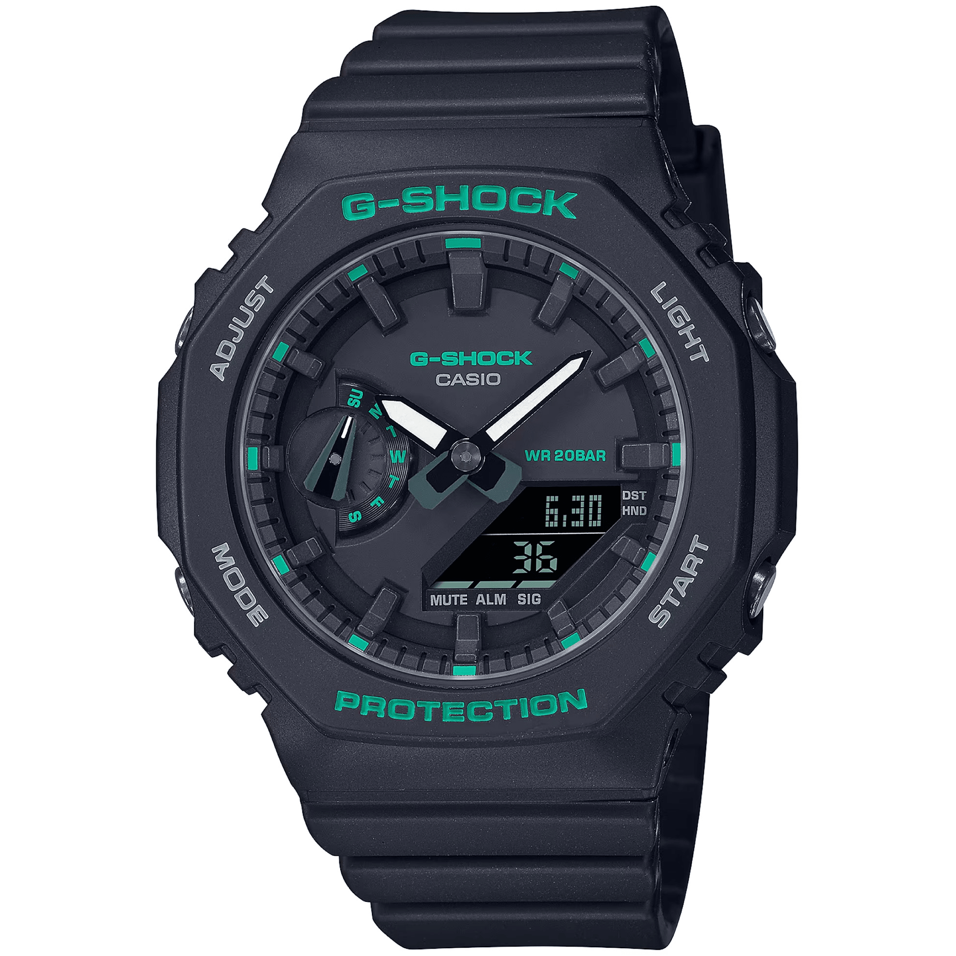 CASIO G - Shock - ur – GNT DIG PU BLK - GMA - S2100GA - 1AER - Urma.dk