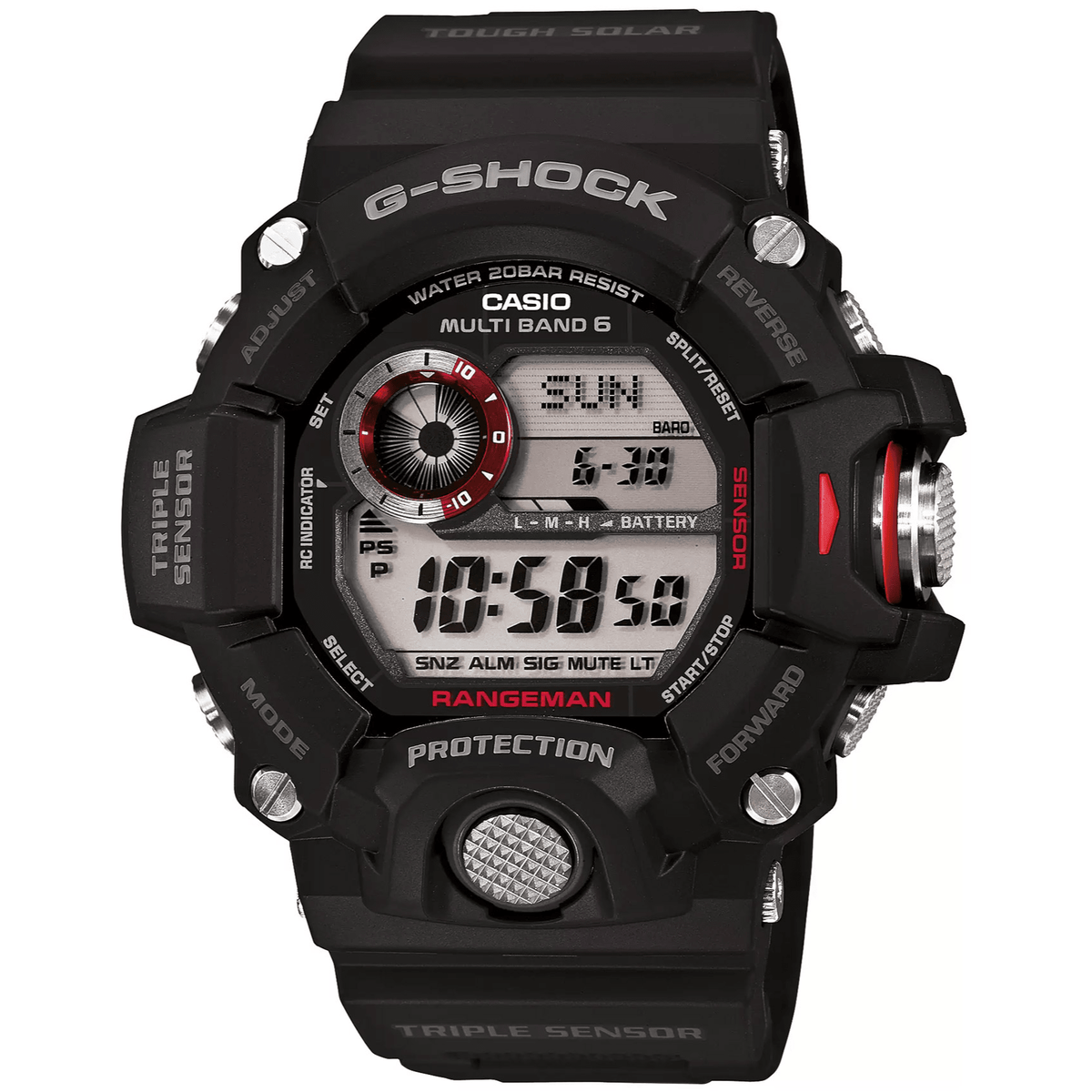 CASIO G - Shock - ur – GNT DIG PU BLK - GW - 9400 - 1ER - Urma.dk