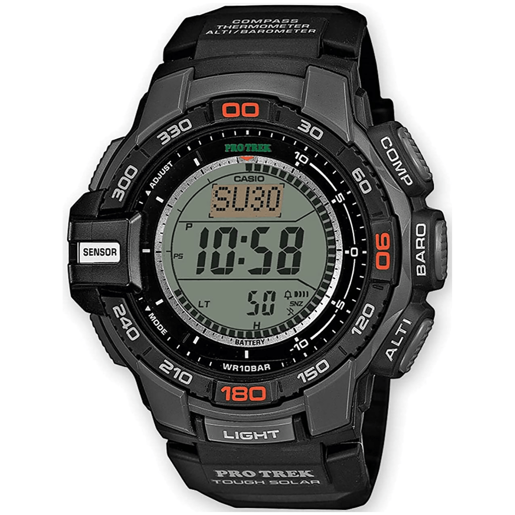CASIO Pro - Trek - ur – GNT DIG PU BLK – PRG - 270 - 1ER - Urma.dk
