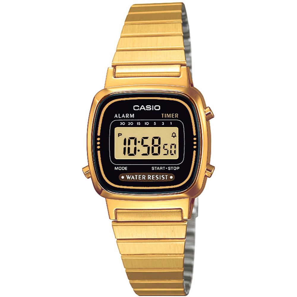 CASIO Retro Vintage - ur – LAD DIG SS BLK - LA670WEGA - 1EF - Urma.dk