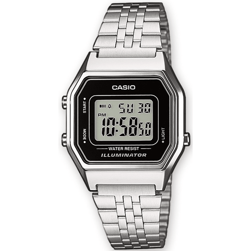 CASIO Retro Vintage - ur – LAD DIG SS BLK - LA680WEA - 1EF - Urma.dk