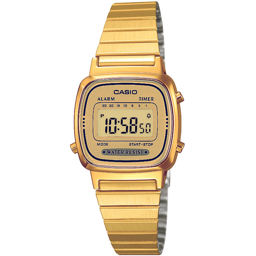 CASIO Retro Vintage - ur – LAD DIG SS GOLD - LA670WEGA - 9EF - Urma.dk