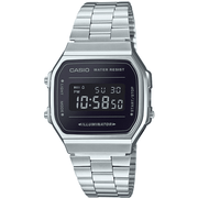 CASIO Retro Vintage - ur – UNX DIG SS BLK - A168WEM - 1EF - Urma.dk