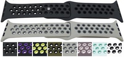 Sort læderrem til iWatch - 42 mm