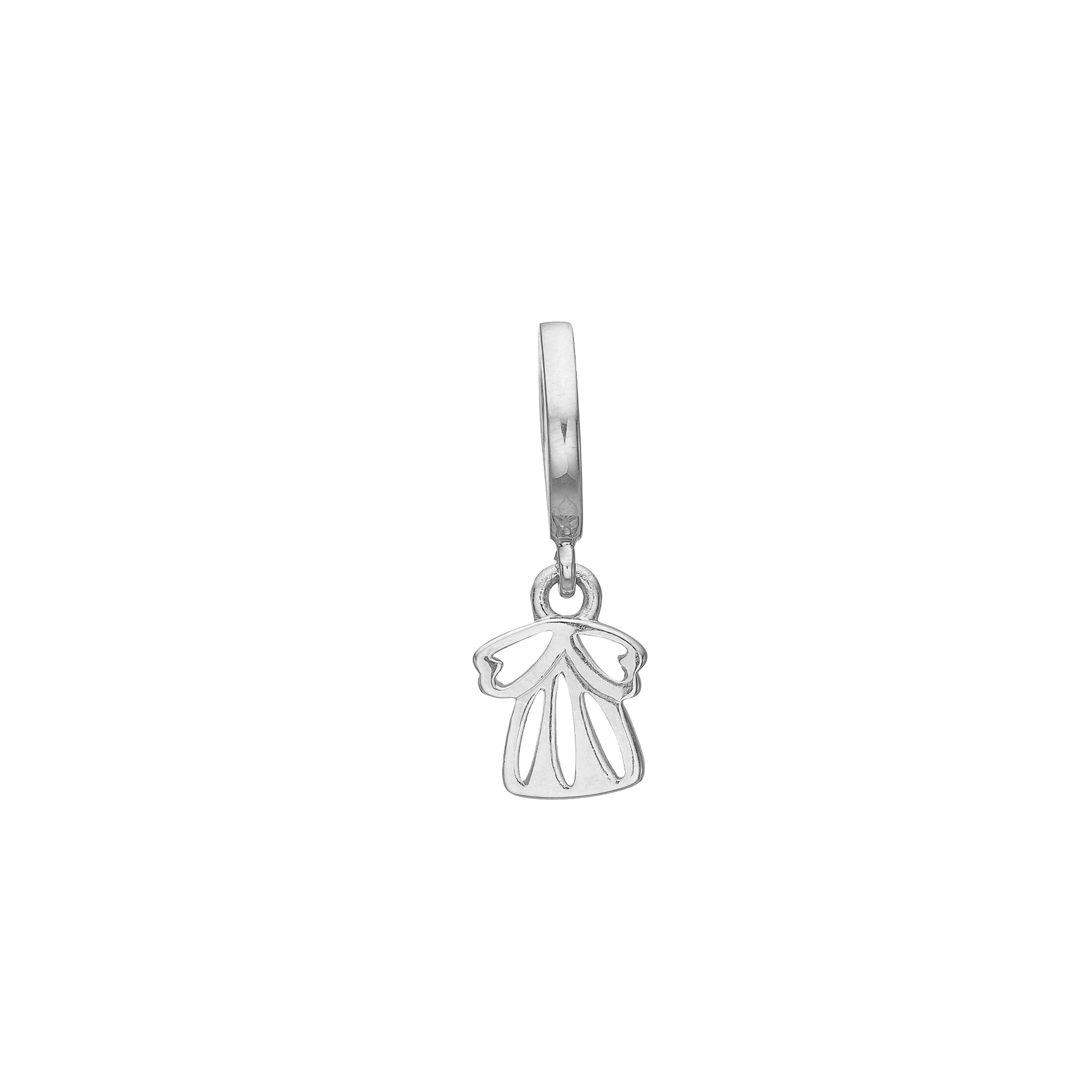 Charm, hanger, engel, sølv