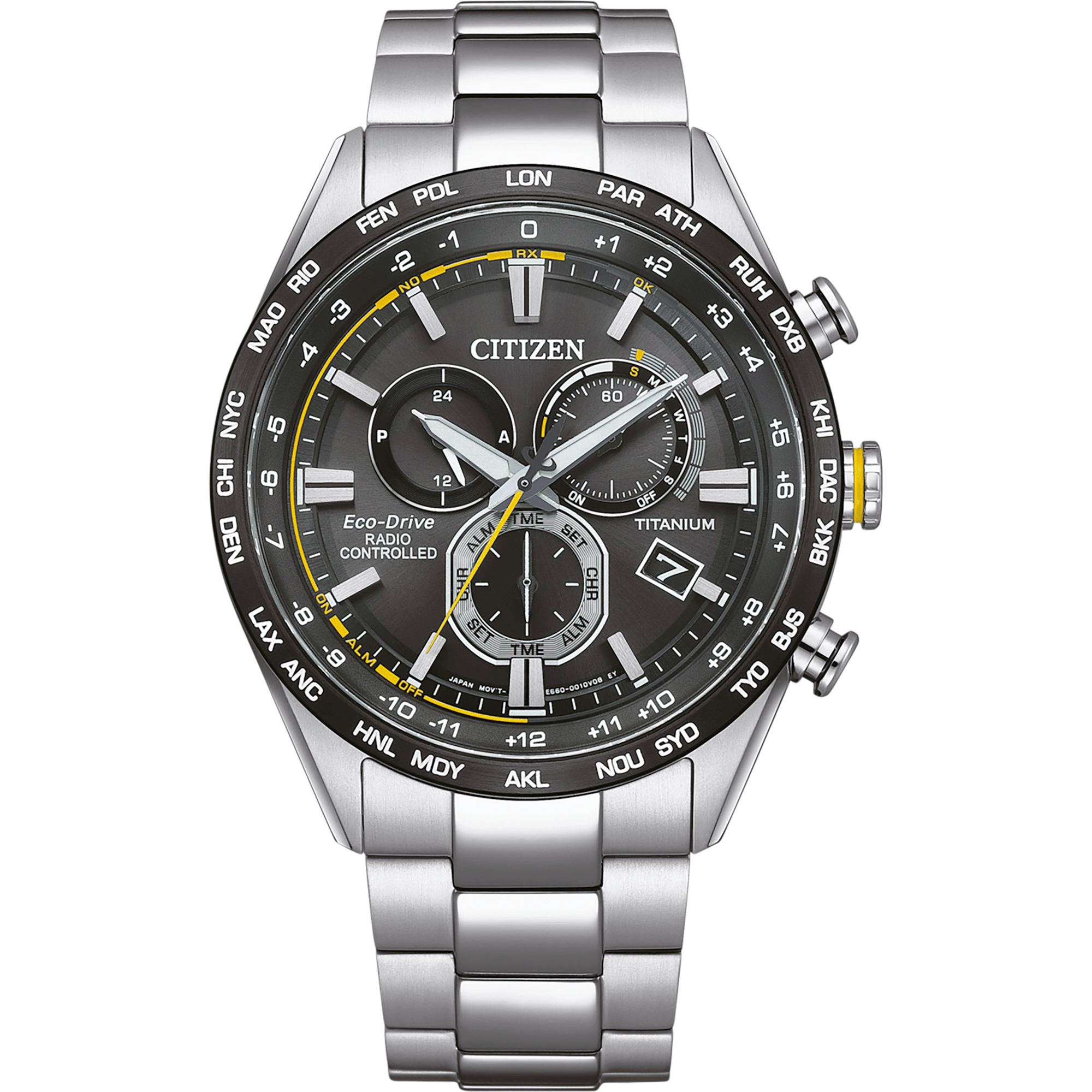 Citizen - ur – GNT CHR TIT BLK - CB5947 - 80E - Urma.dk