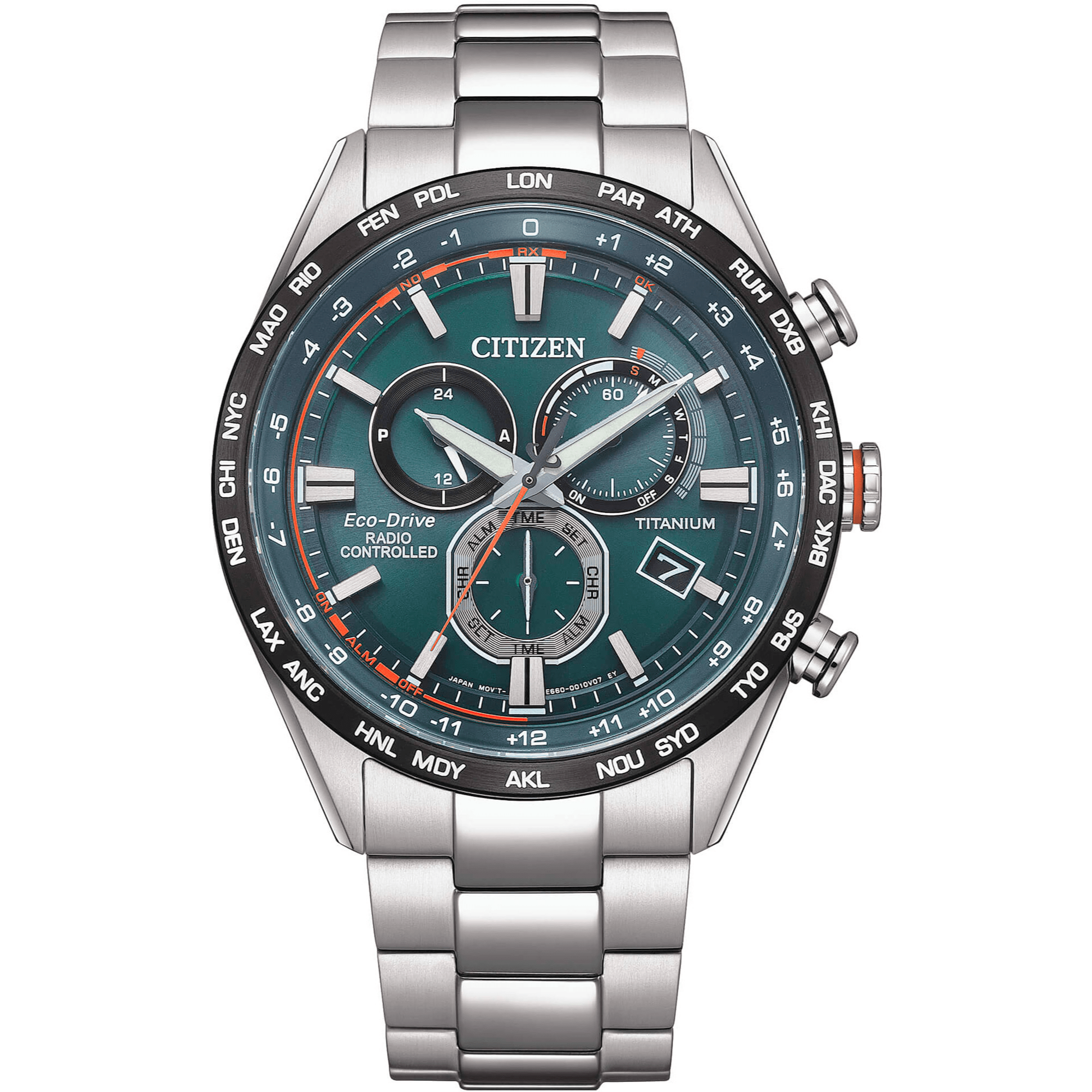 Citizen - ur – GNT CHR TIT GREEN - CB5946 - 82X - Urma.dk