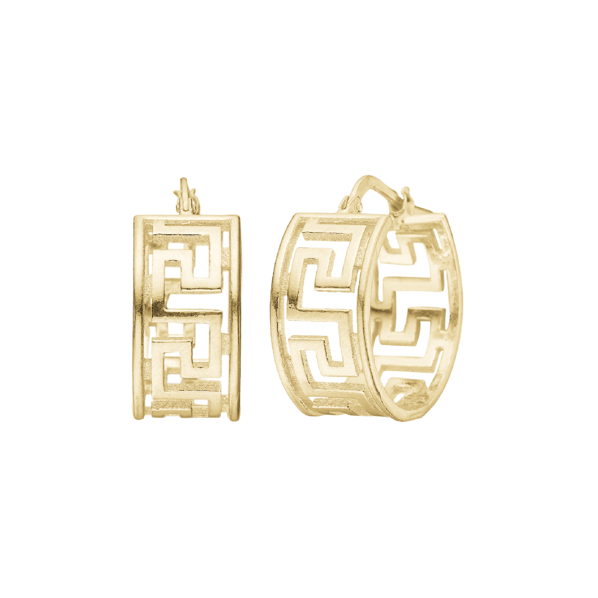 Creol Inka 18mm, forg sølv - Urma.dk