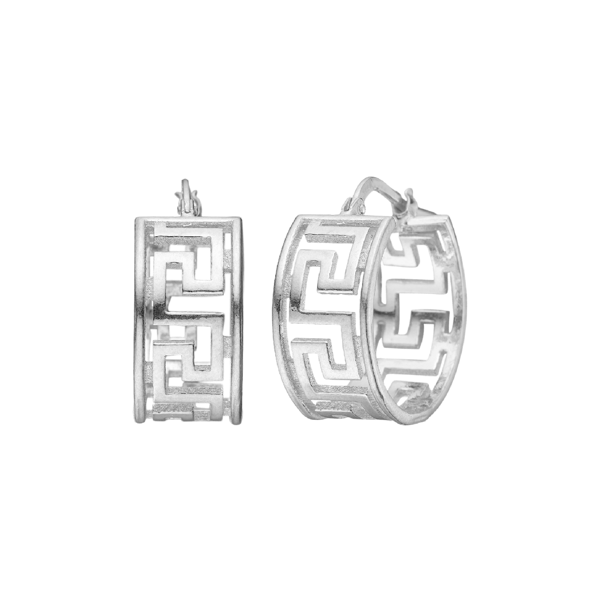 Creol Inka 18mm, sølv - Urma.dk