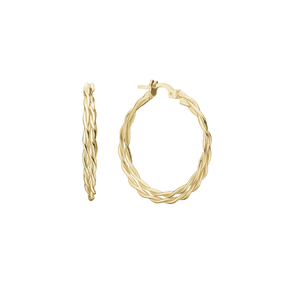 Creol snoet dobbelt, 28mm, forg sølv