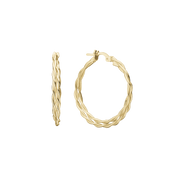 Creol snoet dobbelt, 28mm, forg sølv