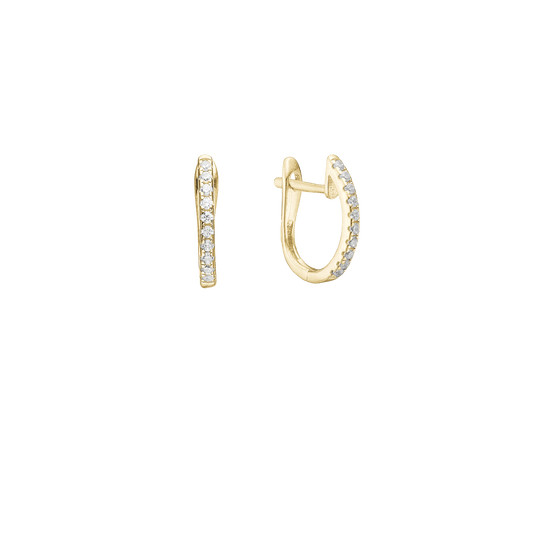 Creoler 8kt, CZ, 12x10mm