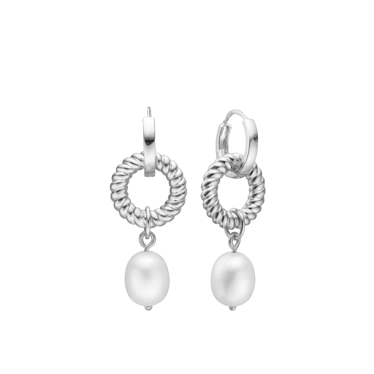 Creoler Snoet m/Ferskvandsperle 9mm, søl - Urma.dk