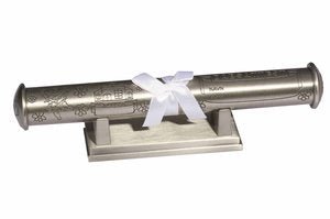 Dåbsrør fortinnet med fod