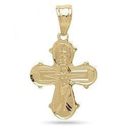 Dagmarkors vedhæng i 8 karat guld - håndgraveret - 21,5 X 25 mm - Urma.dk