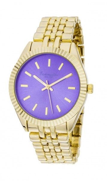 Dameur med lænke, Lilla urskive - 37 mm - Urma.dk