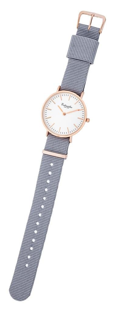 Dameur med nylon rem - Rosaforgyldt - Urma.dk