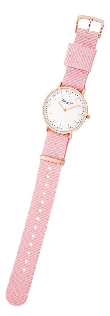 Dameur med pink nylon rem - Urma.dk