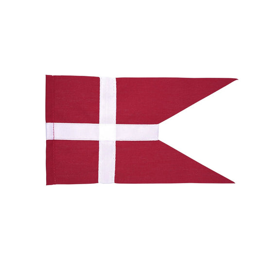 Dannebrog splitflag til 30 cm - 7,5x13,5 cm - Urma.dk