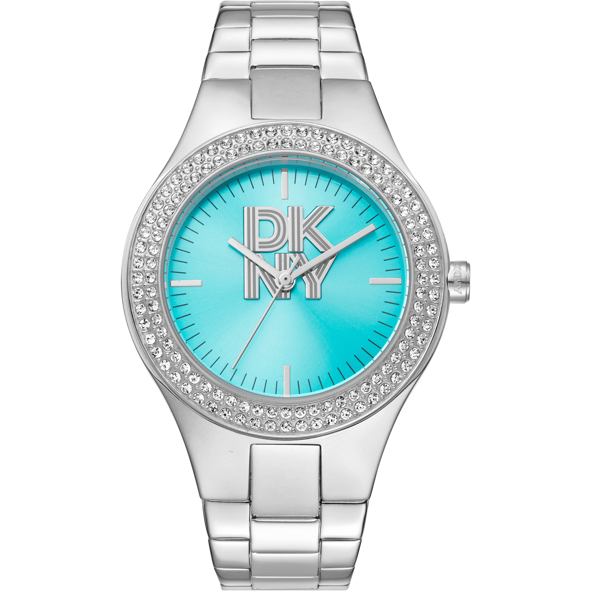 DKNY Dame Blå Sølv Ur DK1L025M0035 - Urma.dk