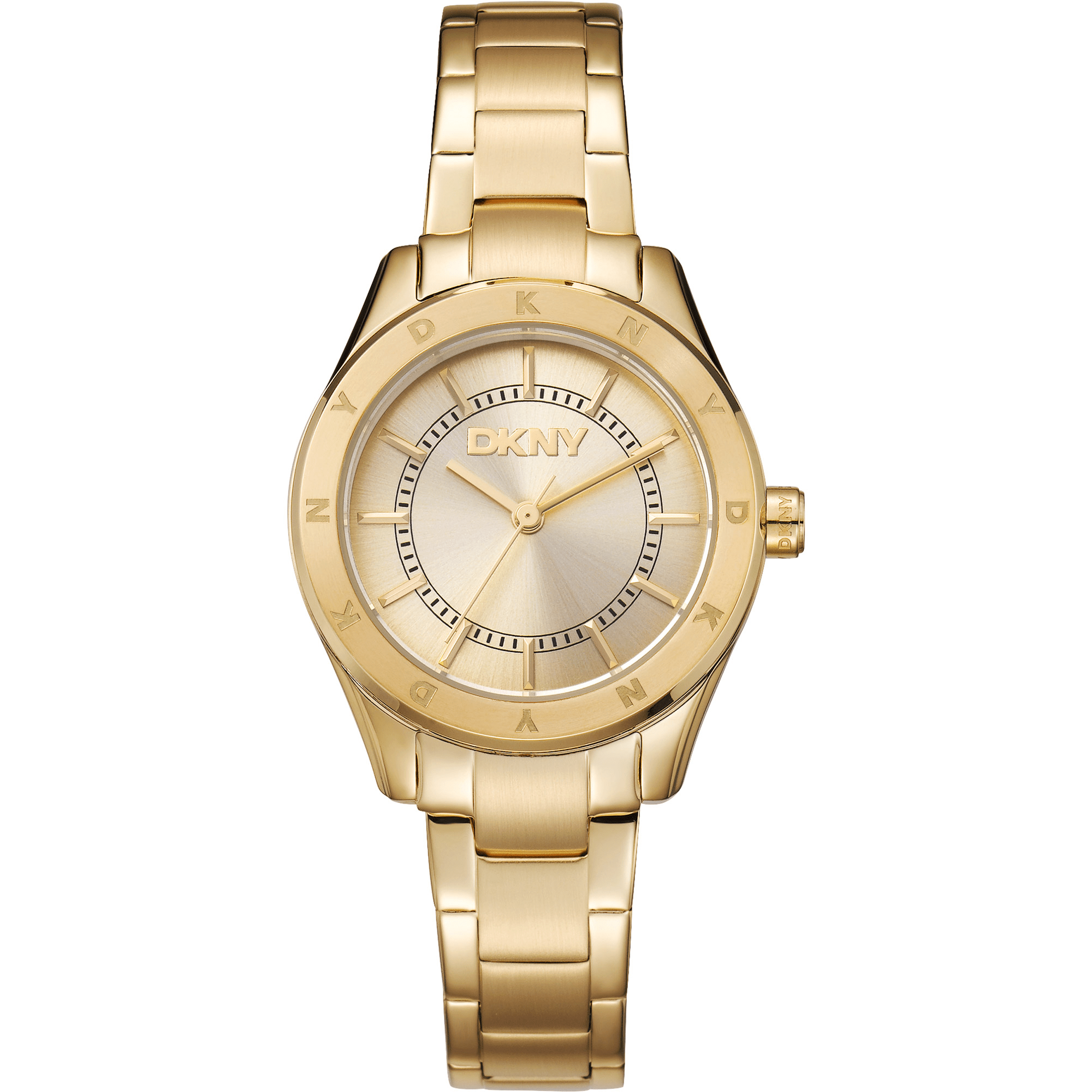 DKNY Dame Champagne/Guld Ur DK1L018M0035 - Urma.dk