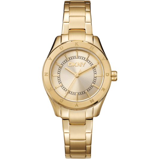 DKNY Dame Champagne/Guld Ur DK1L018M0035 - Urma.dk