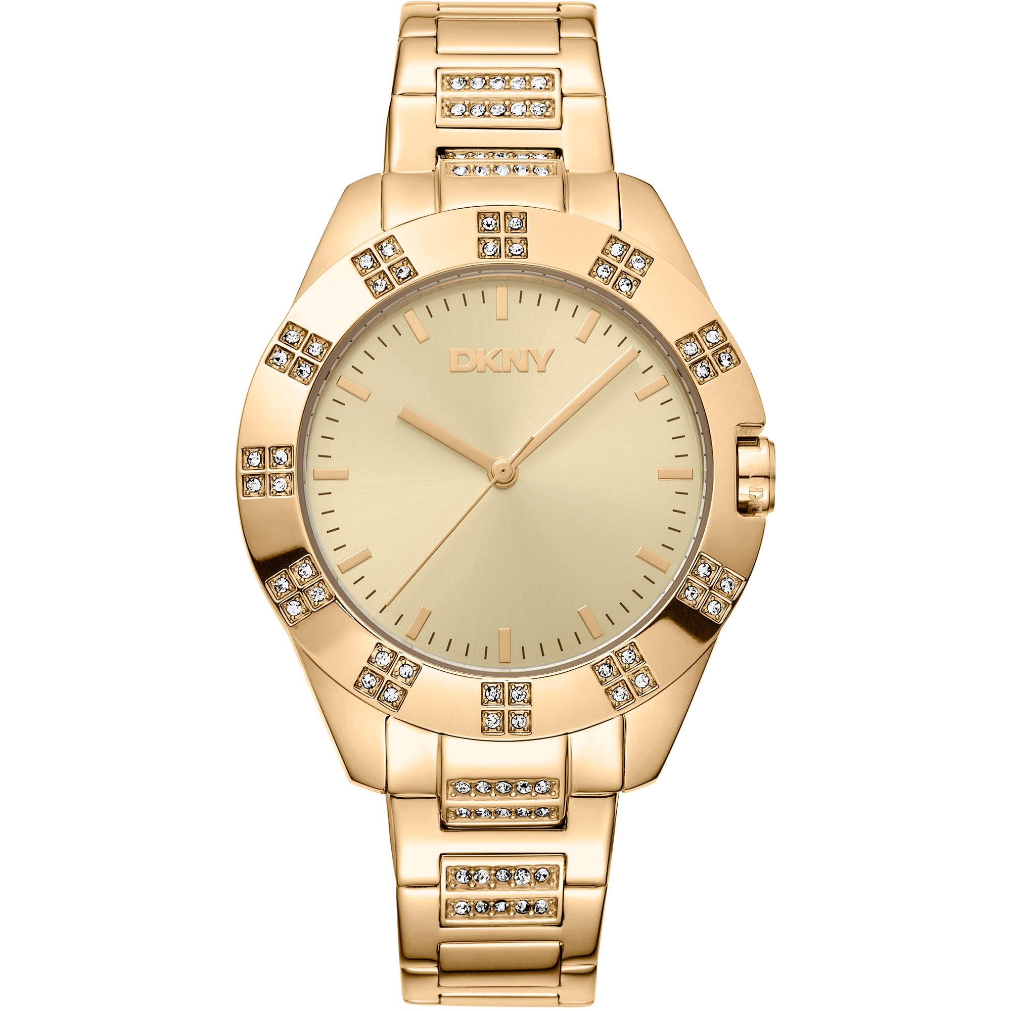 DKNY Dame Champagne/Guld Ur DK1L019M0035 - Urma.dk