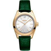 DKNY Dame Grøn Læder Ur DK1L029L0025 - Urma.dk