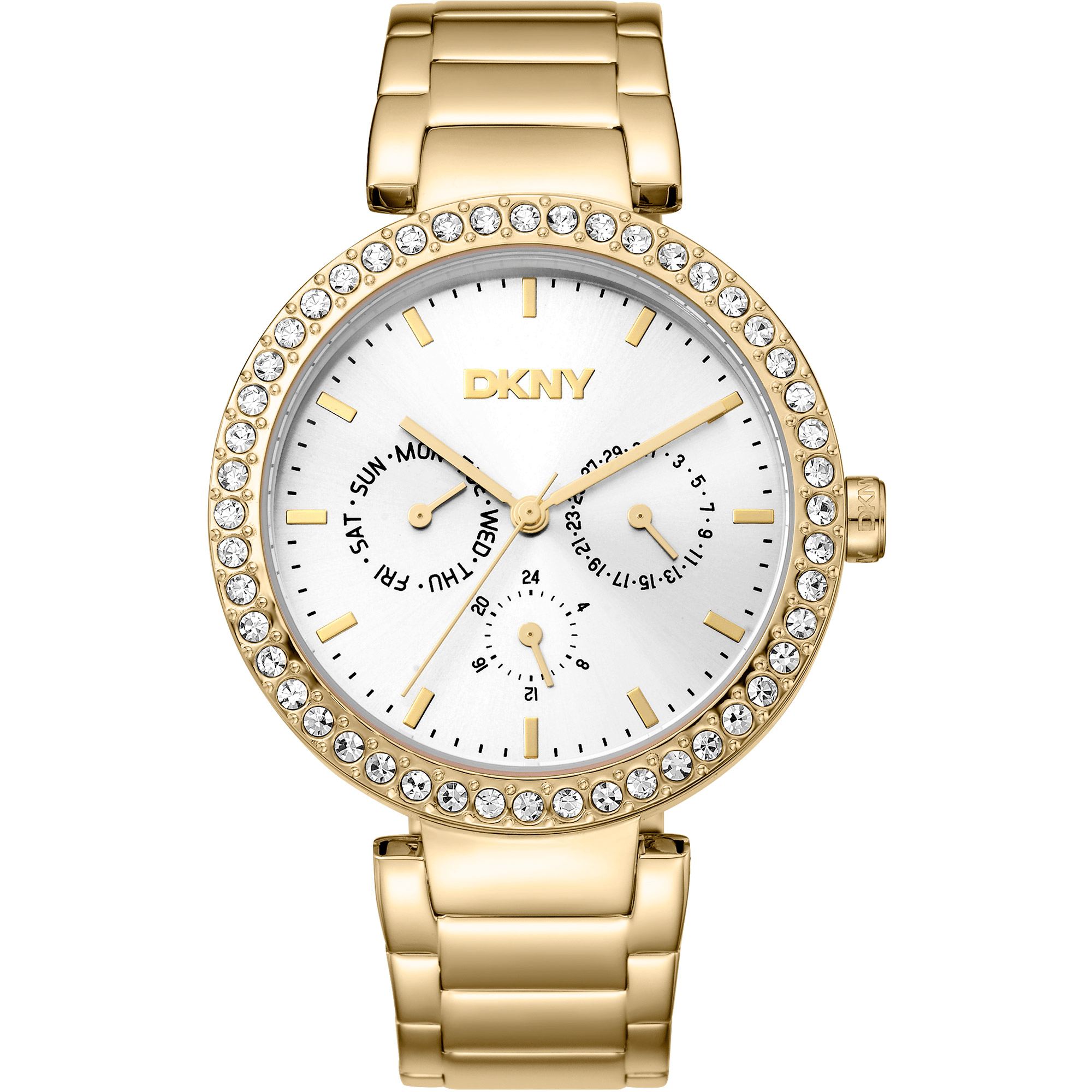 DKNY Dame Guld Sølv Ur DK1L044M0055 - Urma.dk