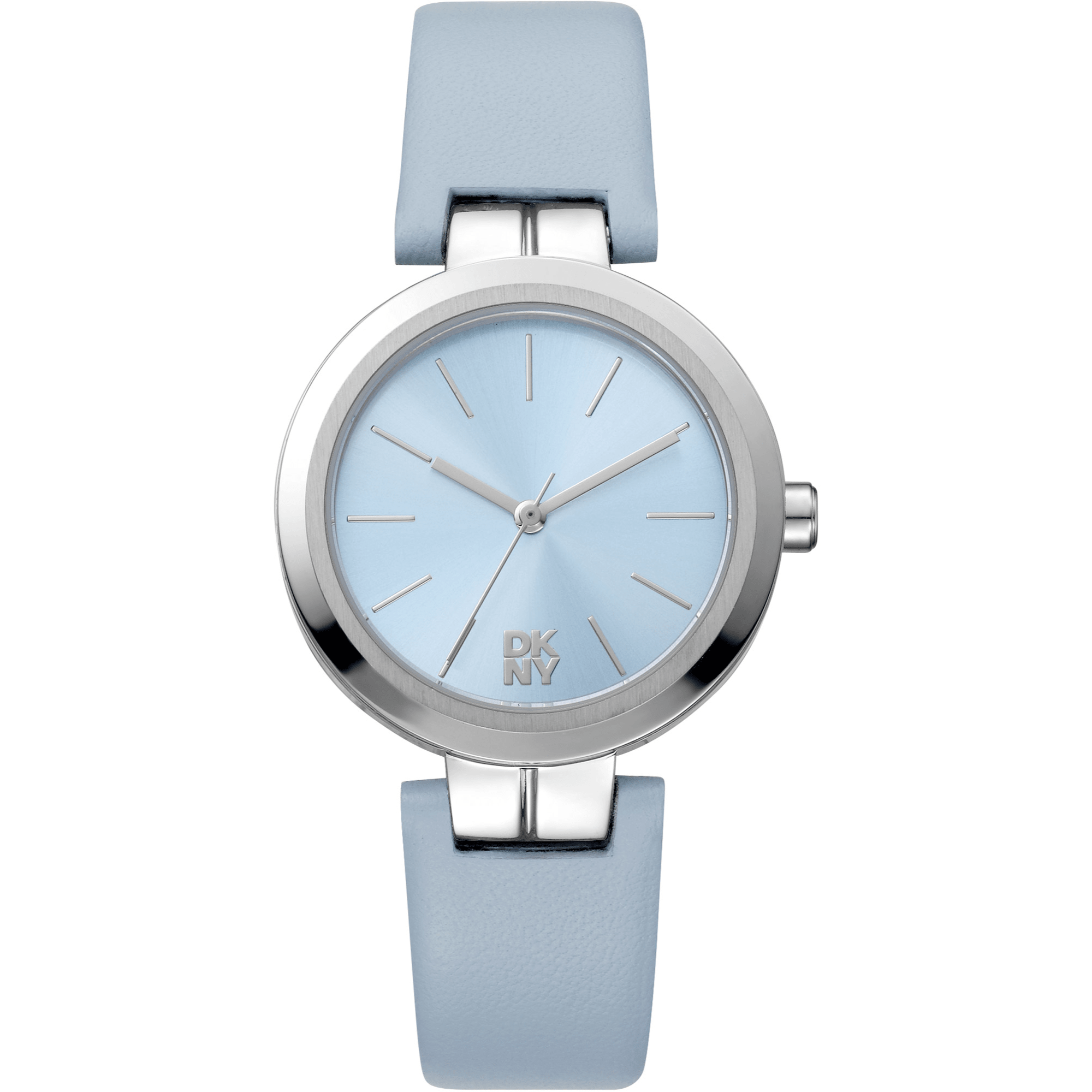 DKNY Dame Lyseblå Sølv Ur DK1L045L0015 - Urma.dk