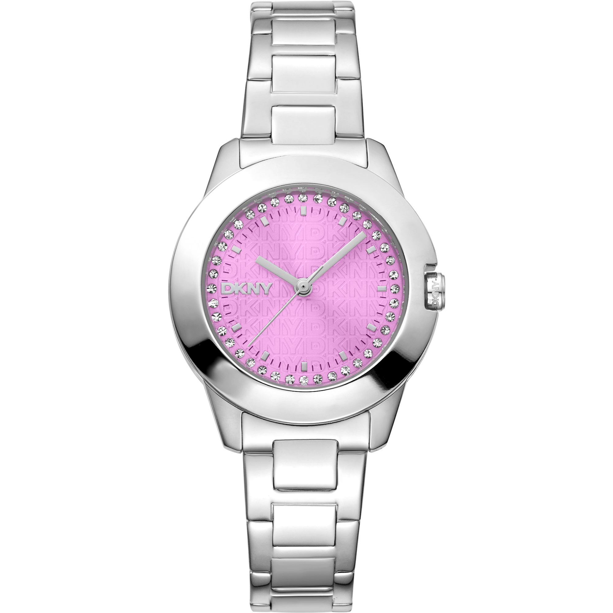DKNY Dame Pink/Sølv Ur DK1L021M0045 - Urma.dk