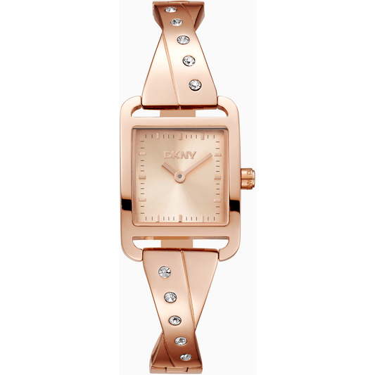 DKNY Dame Rosaguld Ur DK1L005M0035 - Urma.dk