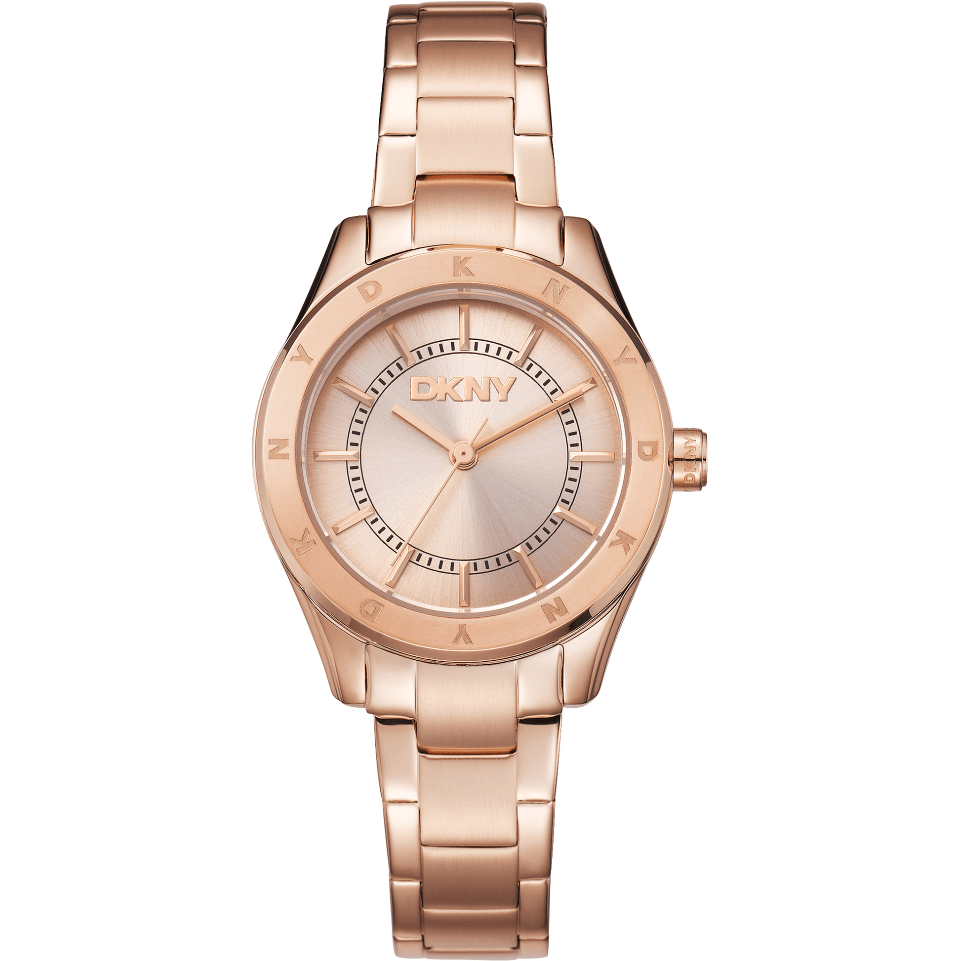 DKNY Dame Rosaguld Ur DK1L018M0045 - Urma.dk