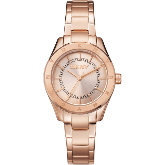DKNY Dame Rosaguld Ur DK1L018M0045 - Urma.dk