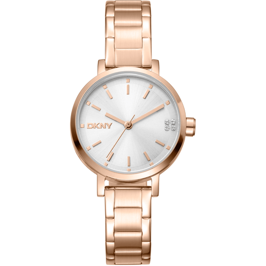 DKNY Dame Rosaguld Ur DK1L038M0065 - Urma.dk