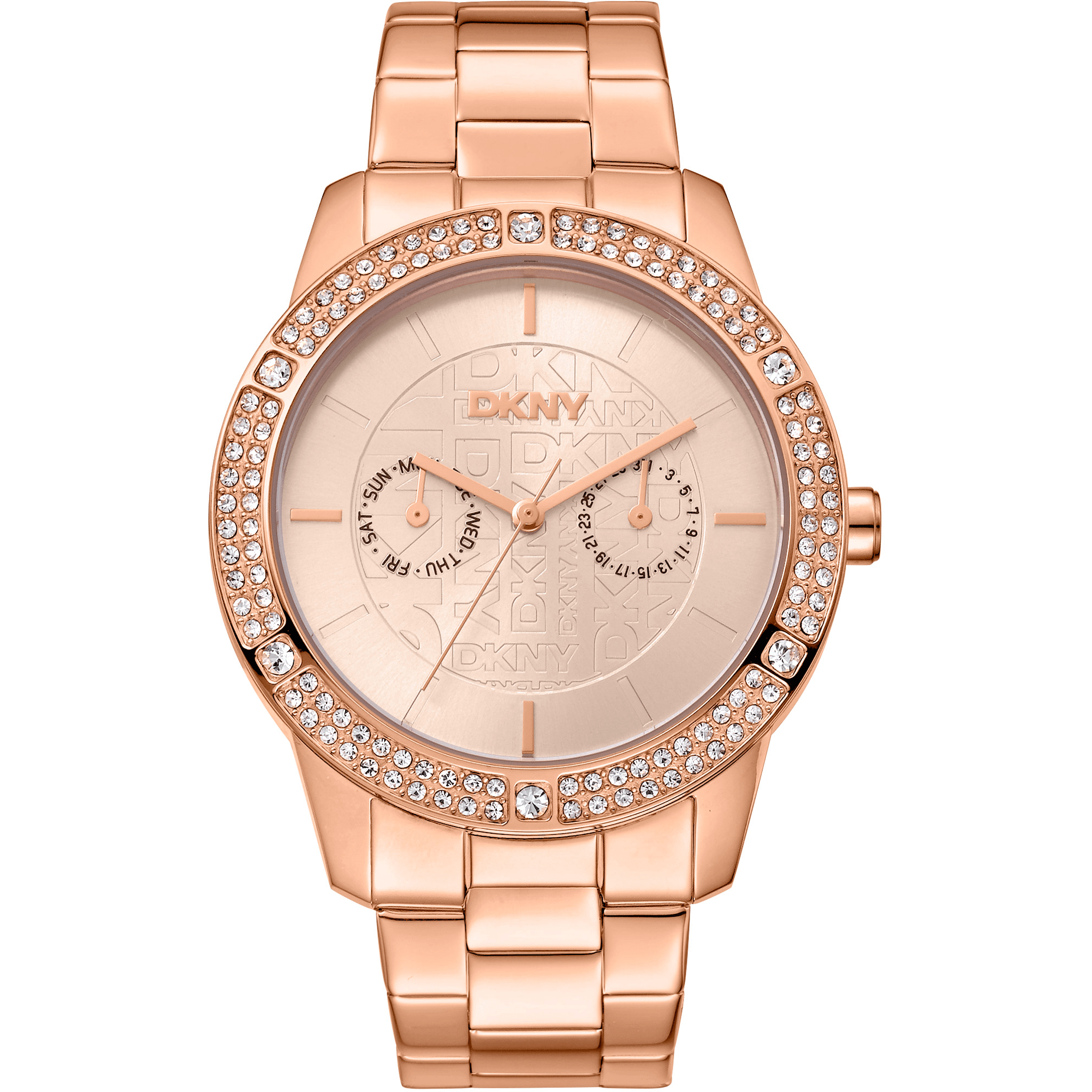 DKNY Dame Rosaguld Ur DK1L056M0055 - Urma.dk