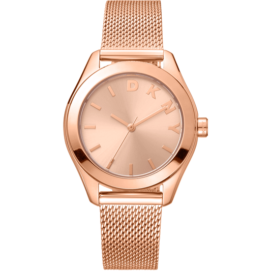 DKNY Dame Rose Gold Ur DK1L032M0035 - Urma.dk