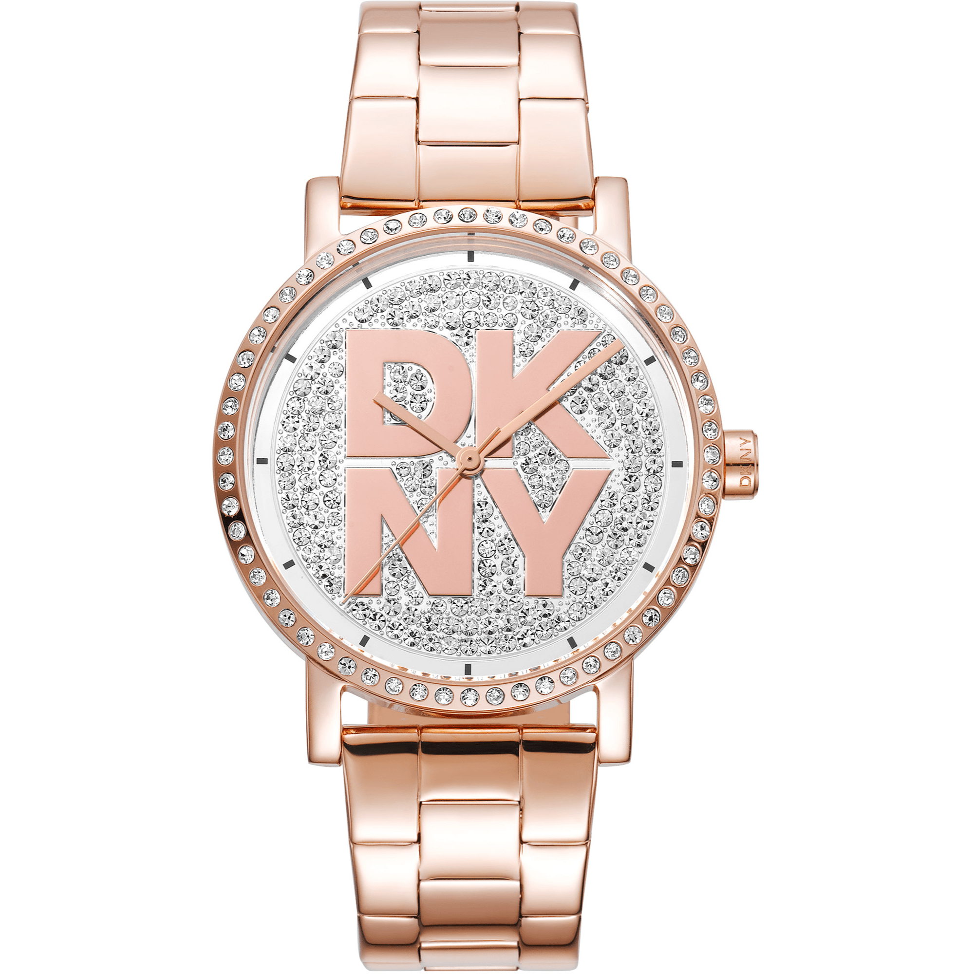 DKNY Dame Rose Gold Ur DK1L035M0225 - Urma.dk