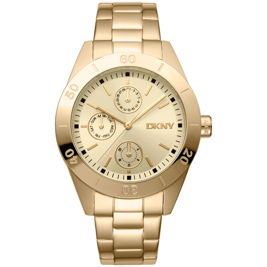 DKNY Dame Rustfrit Stål Guld Ur DK1L079M0025 - Urma.dk