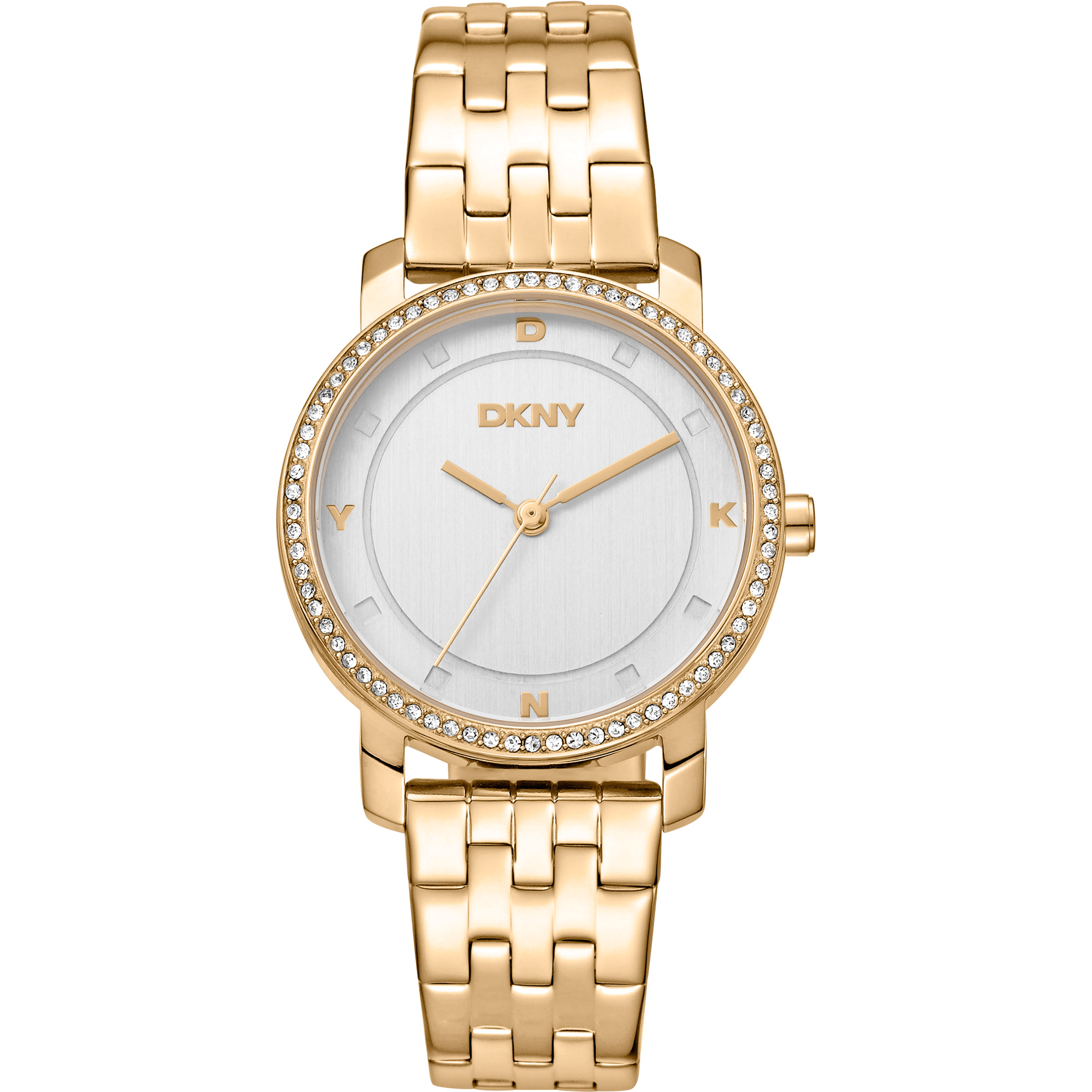 DKNY Dame Rustfrit Stål Guldfarvet Sølv Ur DK1L065M0045 - Urma.dk