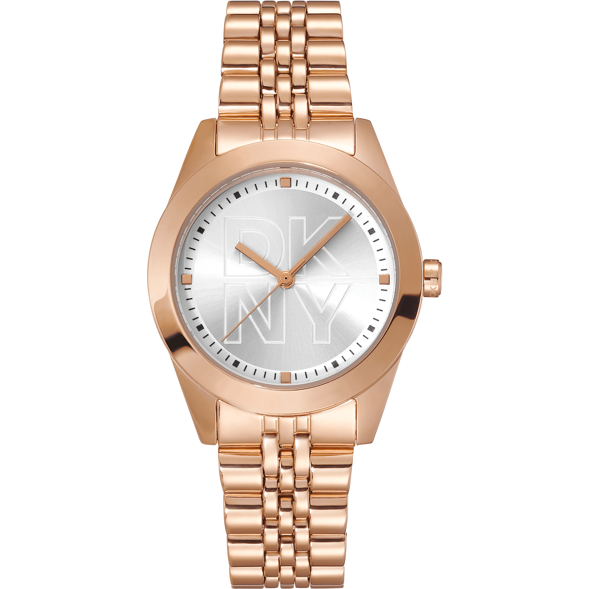 DKNY Dame Rustfrit Stål Rosaguld Sølv Ur DK1L060M0055 - Urma.dk