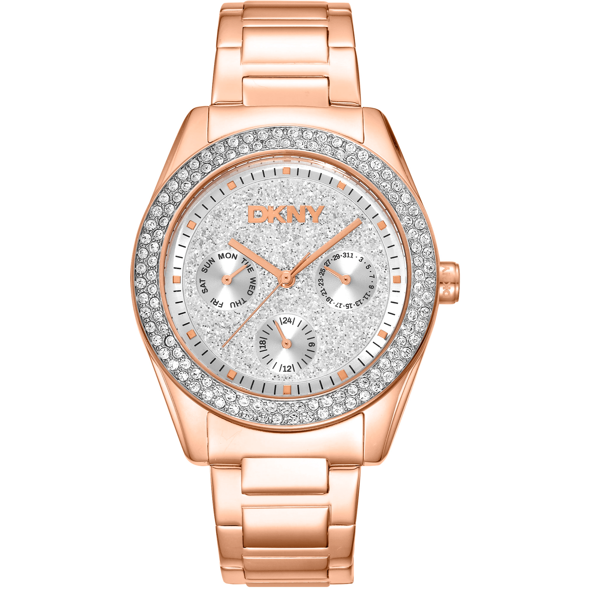 DKNY Dame Rustfrit Stål Rosaguld Ur DK1L078M0035 - Urma.dk
