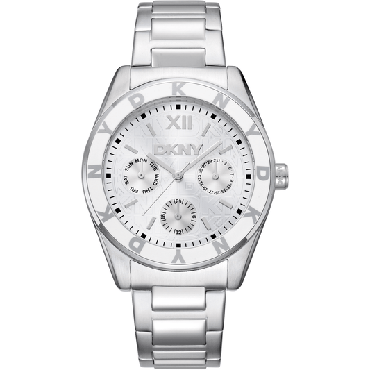 DKNY Dame Rustfrit Stål Sølv Ur DK1L073M0015 - Urma.dk