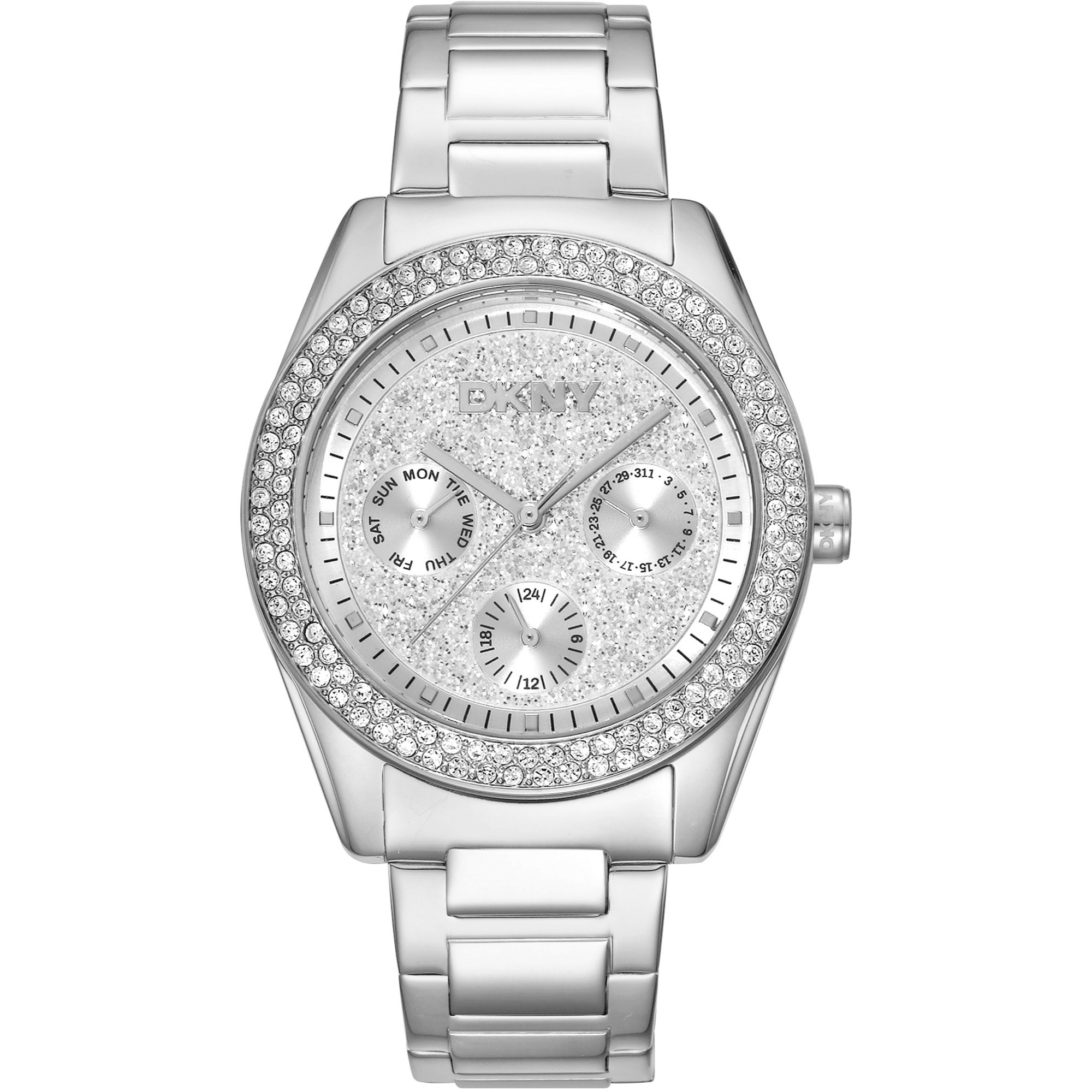 DKNY Dame Rustfrit Stål Sølv Ur DK1L078M0015 - Urma.dk