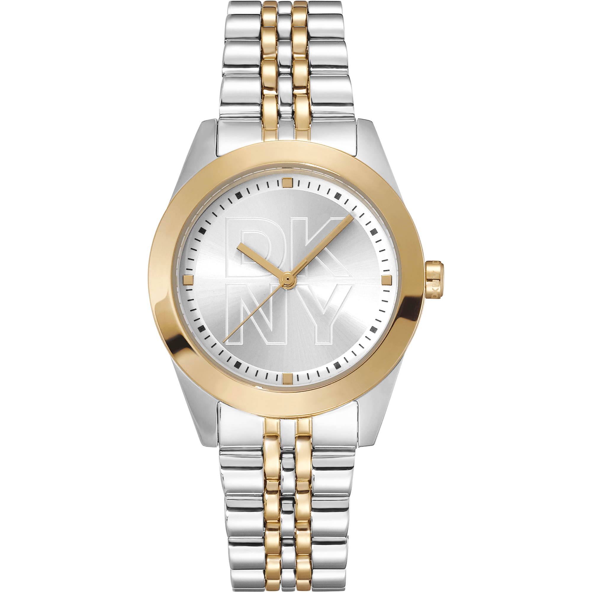 DKNY Dame Rustfrit Stål Sølv/Guldfarvet Sølv Ur DK1L060M0065 - Urma.dk